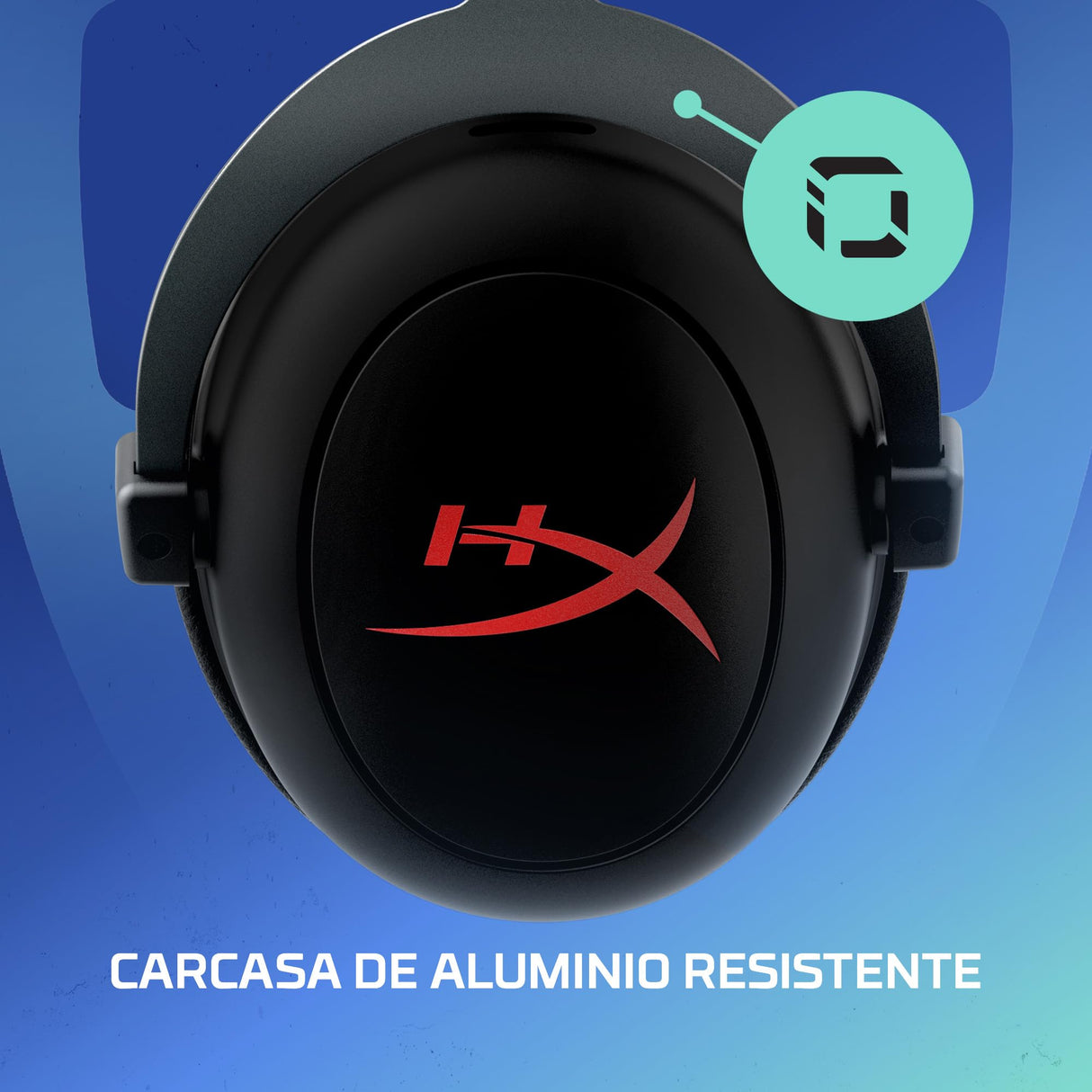HyperX Cloud II Core Wireless - Auriculares gaming para PC, DTS Headphone:X audio espacial, almohadillas viscoelásticas, Negro