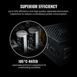 ENERMAX Revolution D.F. 2 ATX Compacto Fuente de Alimentación 80Plus Gold (Totalmente Modular, Cable Plano Cable, Semi-Fanless), ERS1200EWT, Negro