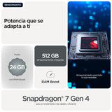 Motorola Edge 70 24GB (12GB+12GB RAM Boost)/512GB Gadget Grey, España. Diseño increíblemente Fino. Pantalla Super HD de 6,7". Triple cámara 50MP con Moto ai. 4800 mAh. Durabilidad de Grado Militar