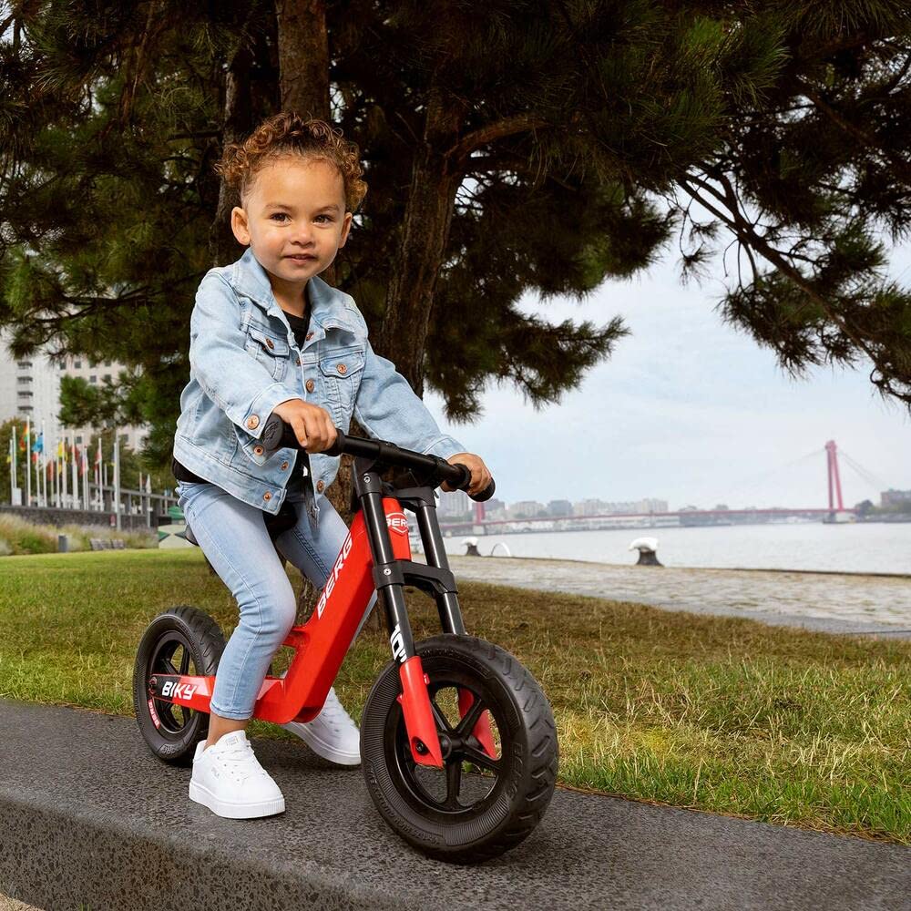 Berg Biky Red Balance Lightweight Toddler Easy To Use Mini Bike-Ages 2-5 Laufrad Impulsor, Color Rojo, Talla única (24.75.11.00)