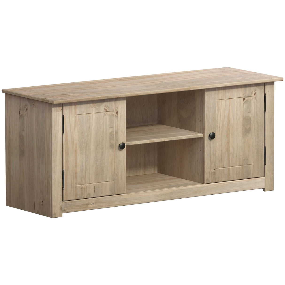 Panama Mueble para televisor con 2 Puertas y 1 Estante, Madera, Verde Pino, Dimensions (L*W*H): 120.0 x 40 x 50 cm