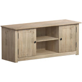 Panama Mueble para televisor con 2 Puertas y 1 Estante, Madera, Verde Pino, Dimensions (L*W*H): 120.0 x 40 x 50 cm
