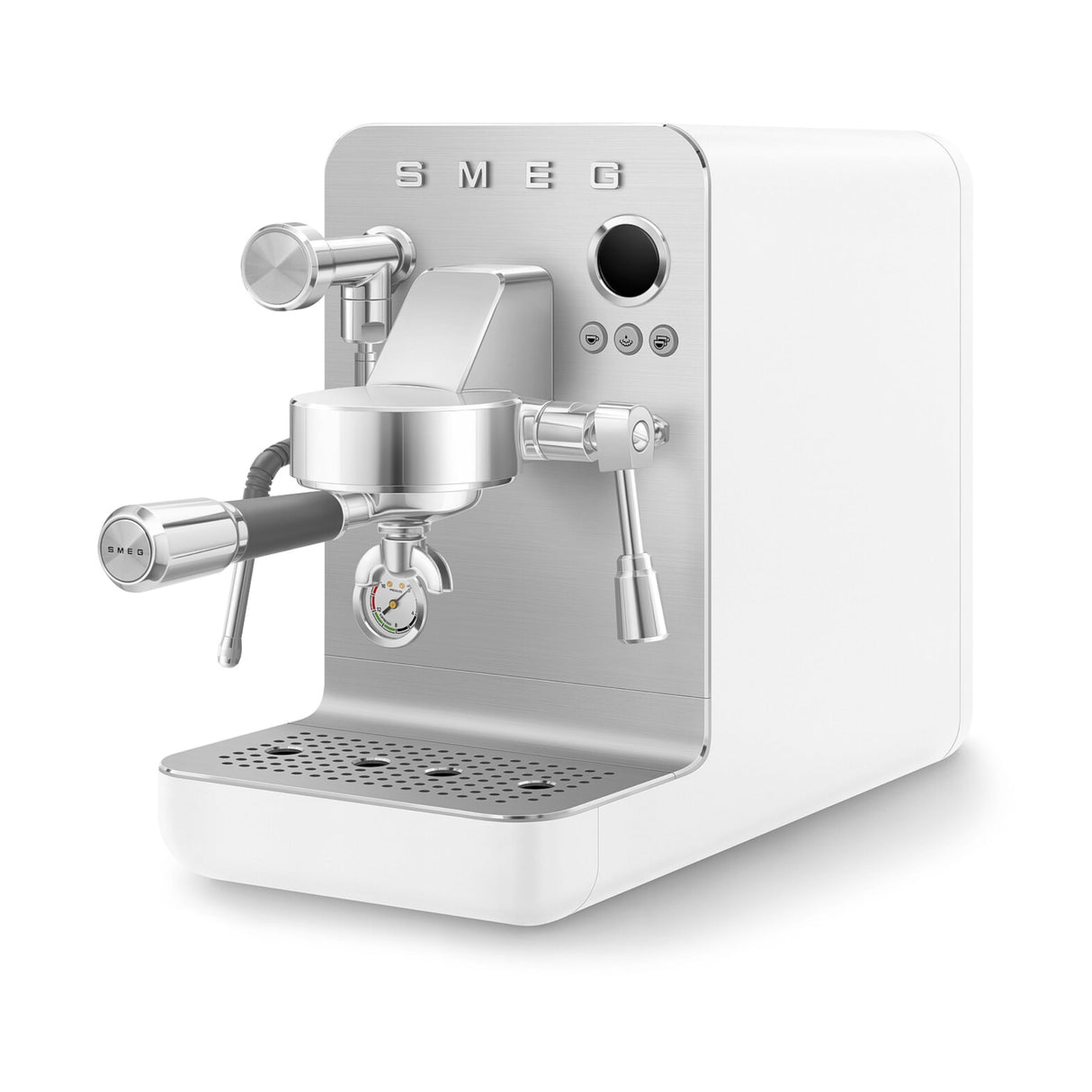 SMEG EMC02WHMEU, Cafetera espresso minipro Collezione, White (matte)