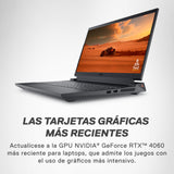Dell G15 5530 Ordenador portátil Gaming 15.6" FHD, 165Hz, Intel Core i7-13650HX, NVIDIA RTX 4060 8GB, 16GB RAM, 1TB SSD, Windows 11 Home, Teclado retroiluminado Interno, español (QWERTY)