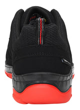 ELTEN Maddox Boa Negro-Rojo Low ESD S3S, Zapatos de Seguridad para Mujer+Hombre, Ligero, Puntera de Acero, Material Superior: Textil, Forro Interior: Textil (Transpirable), Talla 41