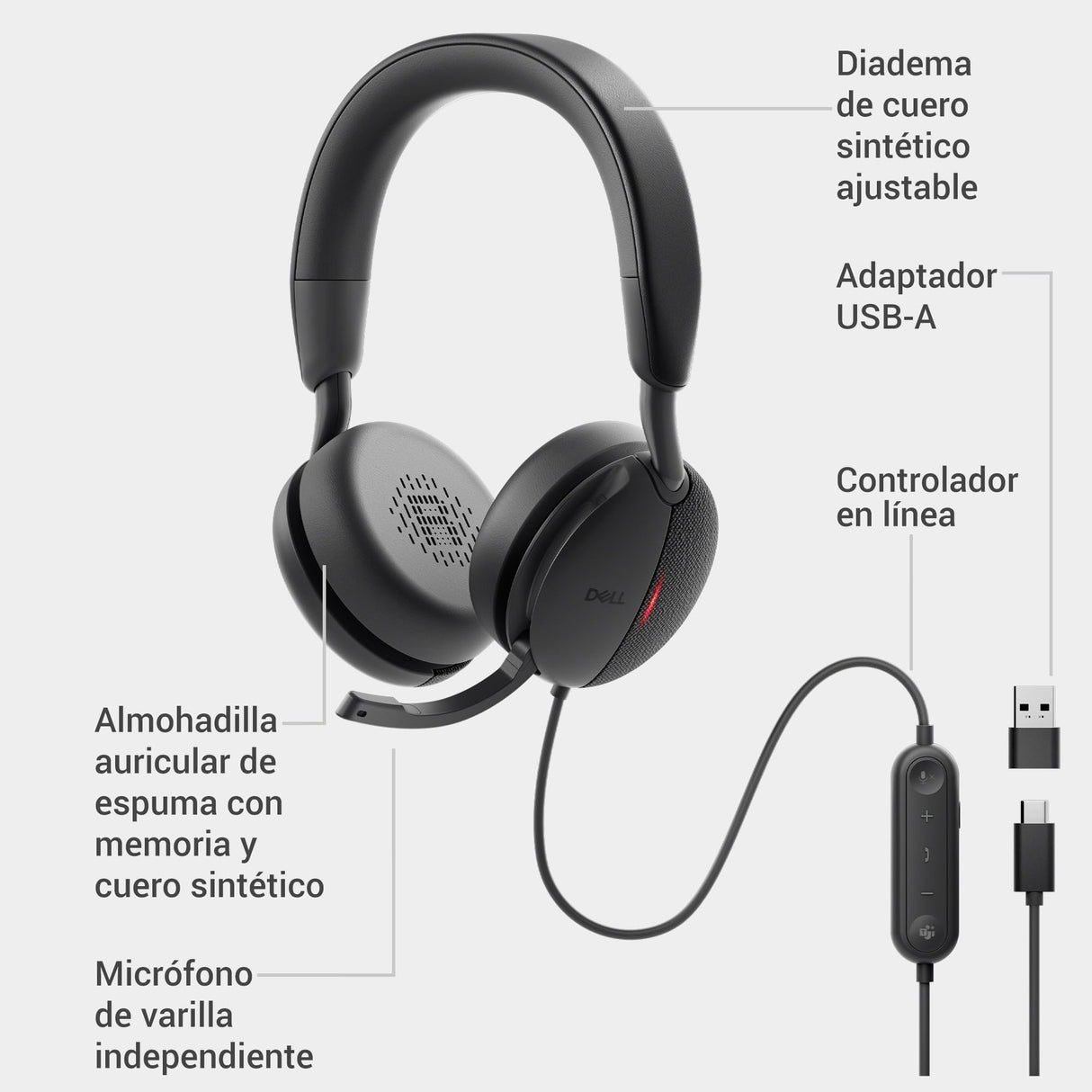 Dell Pro Wired ANC Headset WH5024