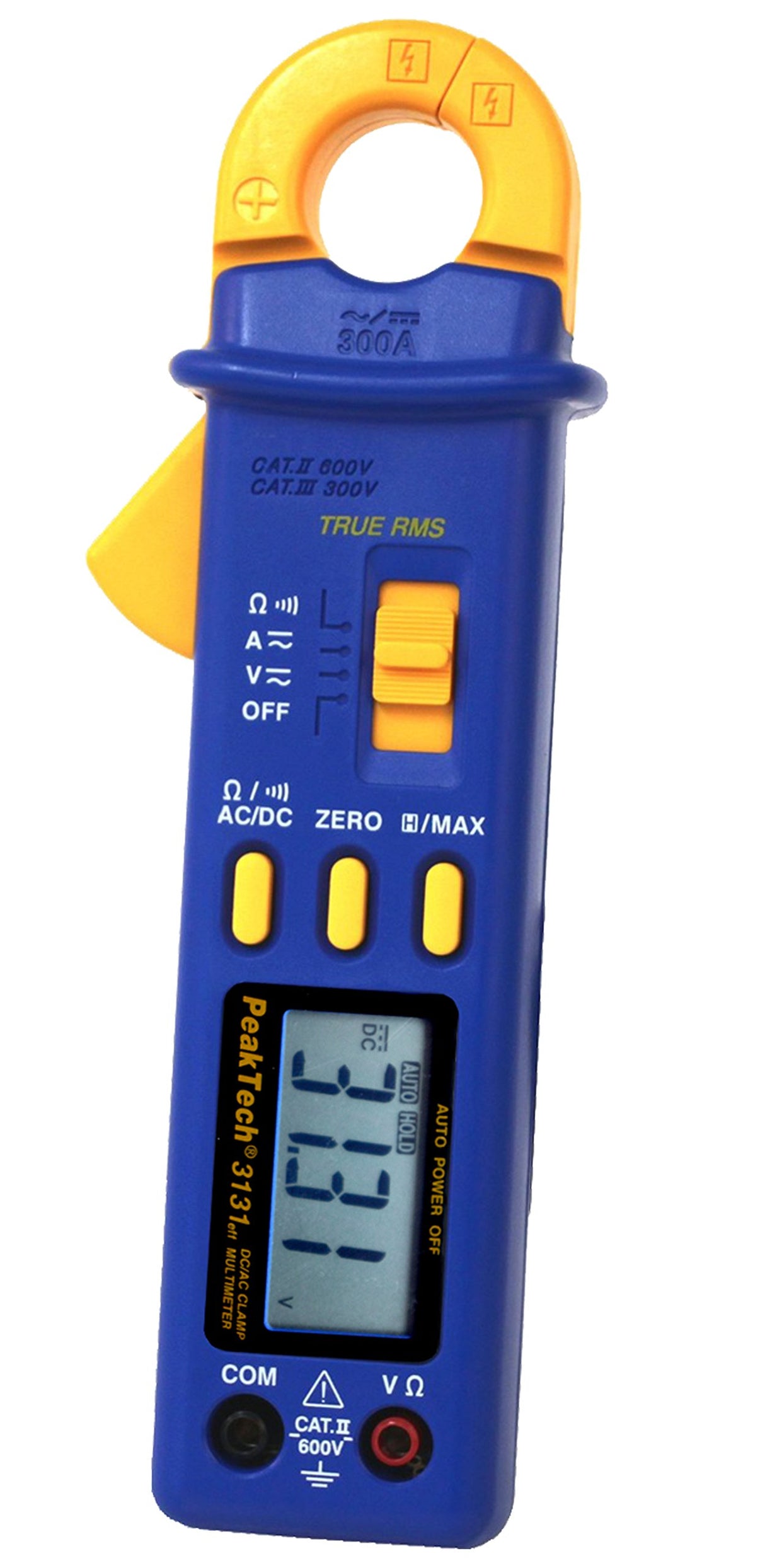 PeakTech, Pinza amperimétrica CA/CC P 3131eff, con multímetro