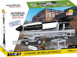 COBI V2 Cohete & Transporter – Edición Executive – Juego de Bloques de sujeción Compuesto por 1191 Elementos de construcción – Artículo nº 3120 – Compatible con Bloques de sujeción de Otros