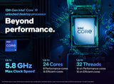 Intel Core i9-13900K (última generación) Procesador de Escritorio para Juegos de 24 núcleos (8 núcleos P + 16 núcleos E) con gráficos Integrados, Desbloqueado