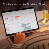 Terminal de fichaje basado en la nube TimeMoto TM-818 SC, se empareja con tarjetas de acceso inteligentes sin contacto, lector de tarjetas RFID/llavero RFID, PIN, hasta 2.000 usuarios, wifi