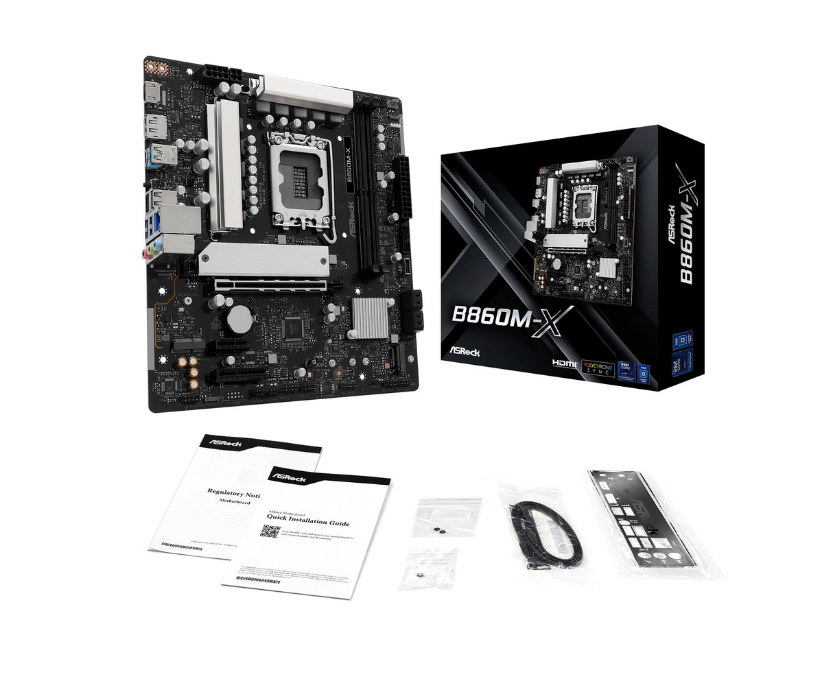 ASRock B860M-X 1851 mATX HDMI/DP DDR5 (90-MXBRU0-A0UAYZ)