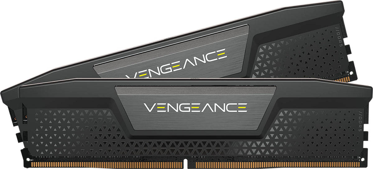 Corsair Vengeance DDR5 64GB (2x32GB) 6200MHz C32 Optimizada para Intel Memoria (Regulación de Voltaje a Bordo, Perfiles XMP 3.0 Personalizados, Formato Compacto, Disipador de Calor de Aluminio) Negro