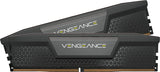 Corsair Vengeance DDR5 64GB (2x32GB) 6200MHz C32 Optimizada para Intel Memoria (Regulación de Voltaje a Bordo, Perfiles XMP 3.0 Personalizados, Formato Compacto, Disipador de Calor de Aluminio) Negro