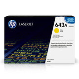 HP 643A Q5952A Amarillo, Cartucho Tóner Original, de 10.000 páginas, para impresoras HP Color LaserJet 4700, 4700dn, 4700dtn, 4700n, y 4700ph+