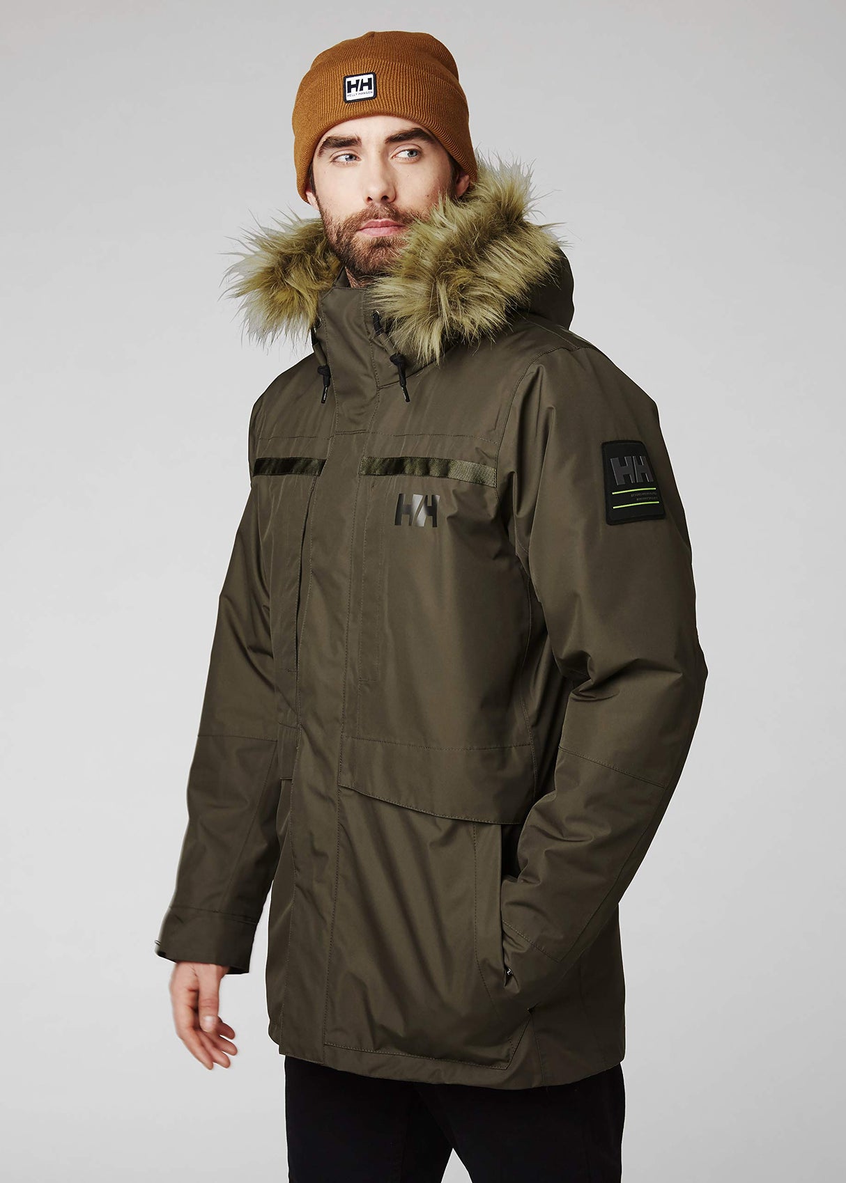 Helly Hansen Coastal 2 Parka Chaqueta, Verde, M Hombre