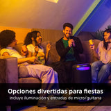 Sony SRS-XV500 Altavoz Inalámbrico Bluetooth para Fiestas, Sonido Potente, Mega Bass, 25h Autonomía, Portátil, Iluminación LED, Party Connect, Clasificación IPX4, Entrada Micrófono o Guitarra