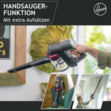 Hoover Aspiradora Escoba Sin Cable, 1200 POWERTIME, Alta Potencia, Cepillo Antienredos, Luces LED, Ligera, Ideal para Rincones [HF410H]