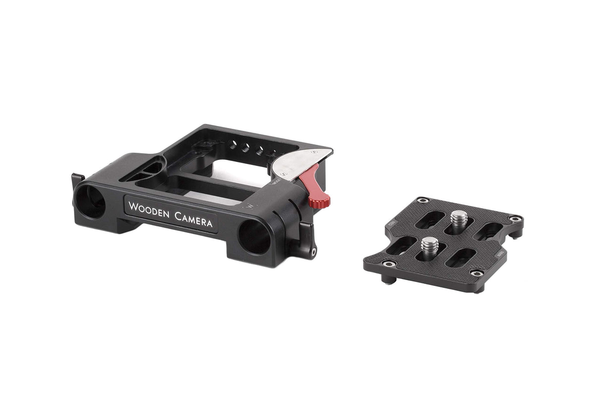Wooden Camera 223100 Unified bridgeplate (19 mm), Color Negro