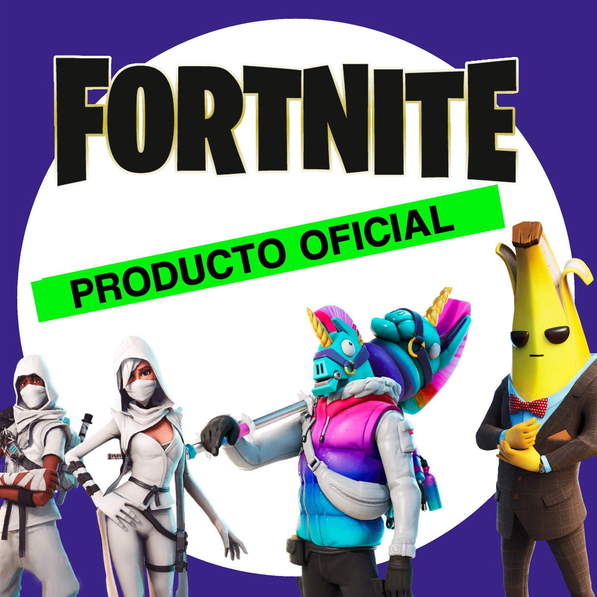 Mochila Escolar Fortnite Crazy Banana + Carro Toybags con 4 Ruedas Giratorias - Compartimento Principal y Bolsillo Frontal - Interior Forrado con Porta Ordenador - 41 x 30.5 x 12 cm