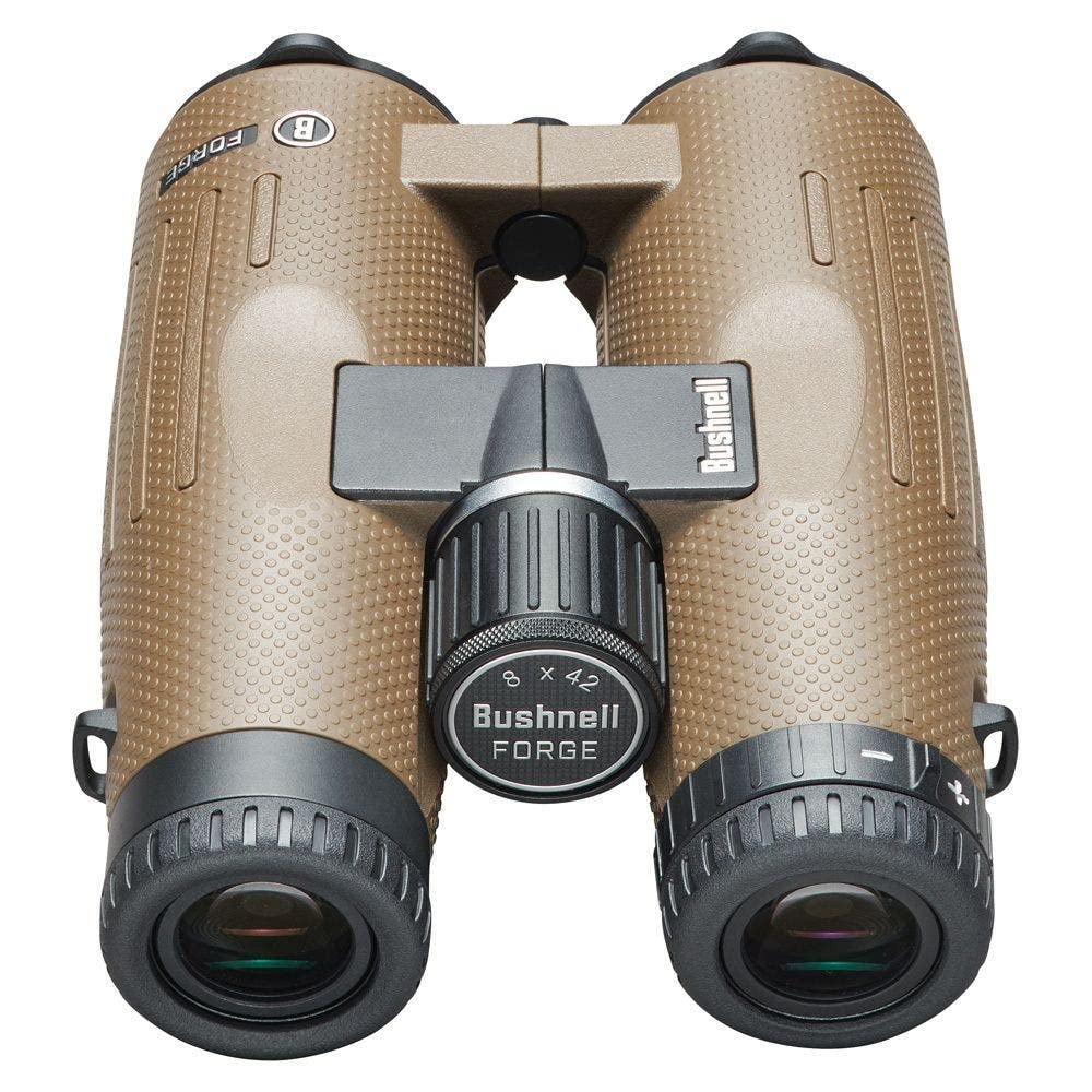 Bushnell - Forge - Prismáticos - 8x42 - Prisma de Techo - Marrón - con Revestimiento múltiple - Barrera Exo - BF842T
