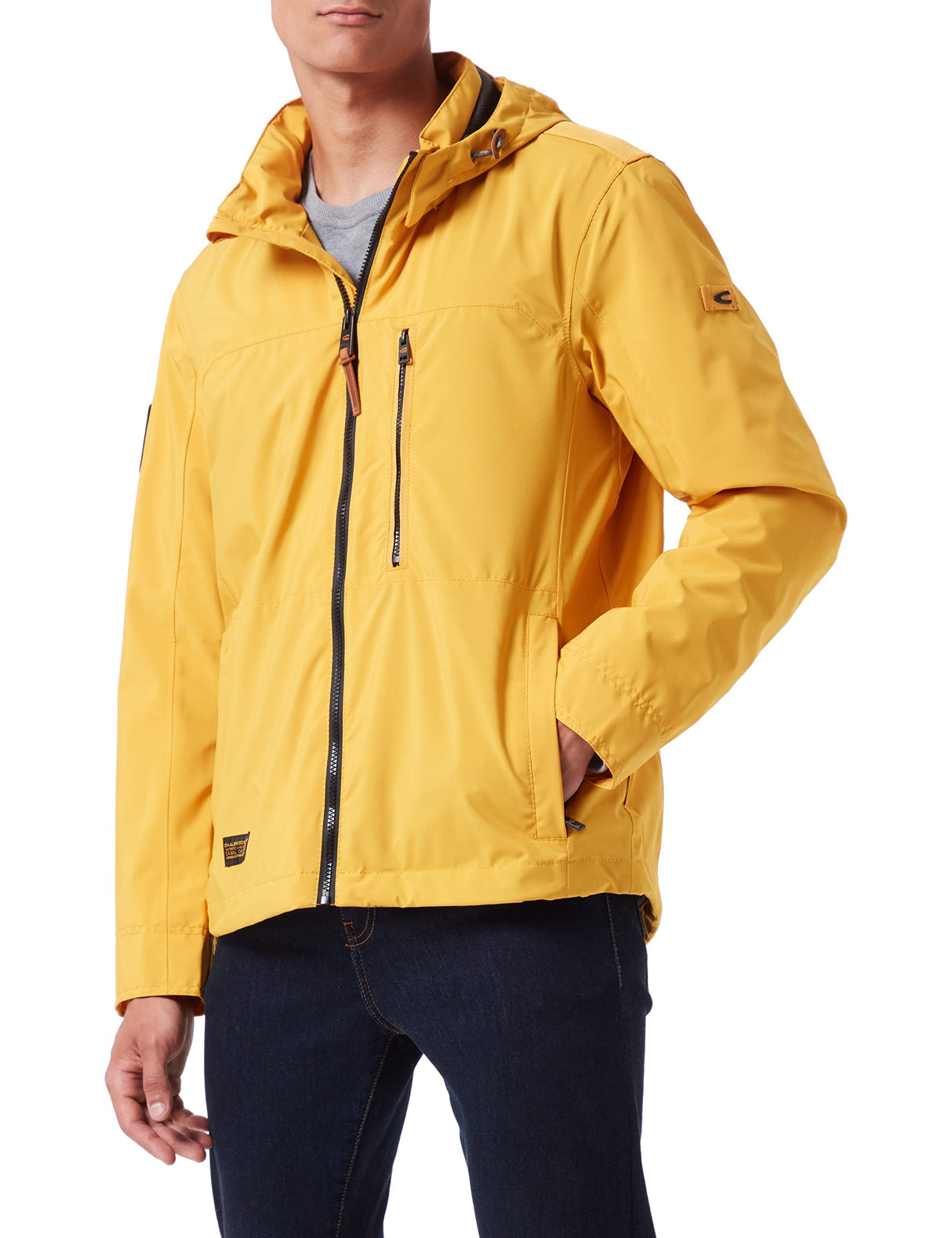 camel active 420774/7e75 Chaqueta, Amarillo, 106 para Hombre
