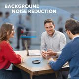 Anker PowerConf Altavoz Bluetooth para Conferencias con 6 Micrófonos Integrados, Captación y Grabación de Voz Mejorada, 24 Horas de Autonomía, USB-C, Certificado por Zoom, para Oficina en Casa
