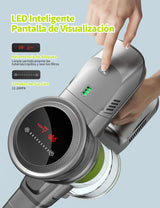 kalado Aspiradora Sin Cable, 26KPa Aspirador Escoba Inalámbrica con Pantalla LED, Batería Extraíble, 40 Minutos de Duración, Aspiradoras para Mascotas con Cepillo LED