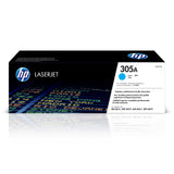 HP 305A CE411AC Cian, Cartucho Tóner Original, de 2.600 páginas, para impresoras HP LaserJet Pro Color serie M351, M451, M375 y M475