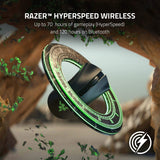 Razer DeathAdder V2 Pro - Ratón Gaming inalámbrico ergonómico (interruptores ópticos, enfoque óptico + sensor de 20K, memoria integrada, programable) Negro
