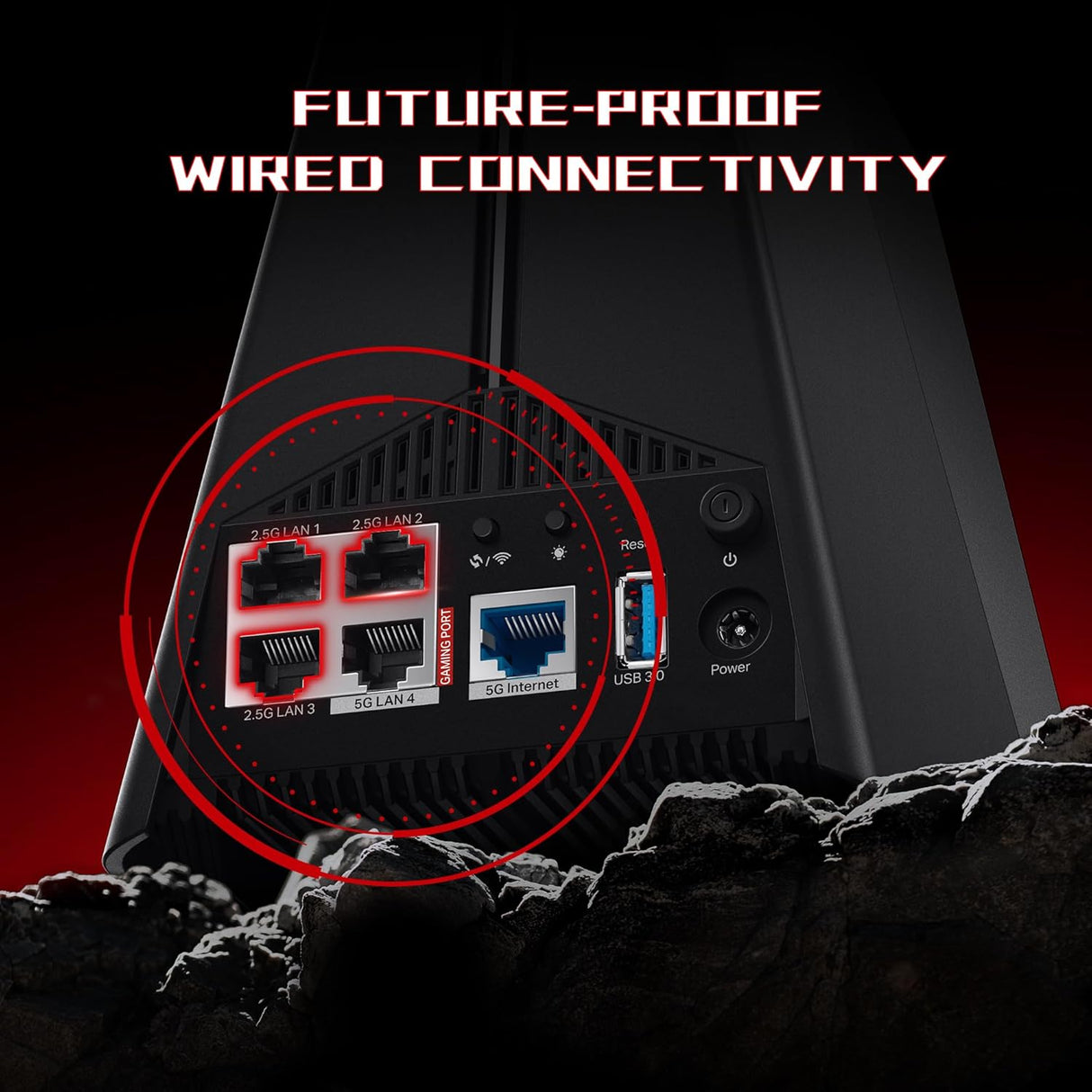 TP-Link BE11000 Tri-Band WLAN 7 Gaming Router Archer GE650 | 6-stream 11Gbit/s Supports 320MHz | 2×5G + 3×2.5G USB 3.0 Ports | Gaming Gear, Dedicated Gaming Port and Panel