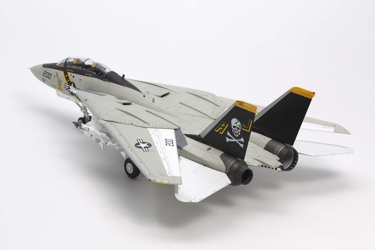 TAMIYA TAM61114 1/48 Grumman F-14A Tomcat Kit de avión de plástico, Azul Marino, a partir de 13 años