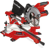 Einhell Ingletadora telescópica TE-SM 36/210 Li-Solo Power X-Change (36 V, iones de litio, Ø210x Ø30 mm hoja, función de tracción de marcha suave, láser de línea de corte, sin batería y cargador)