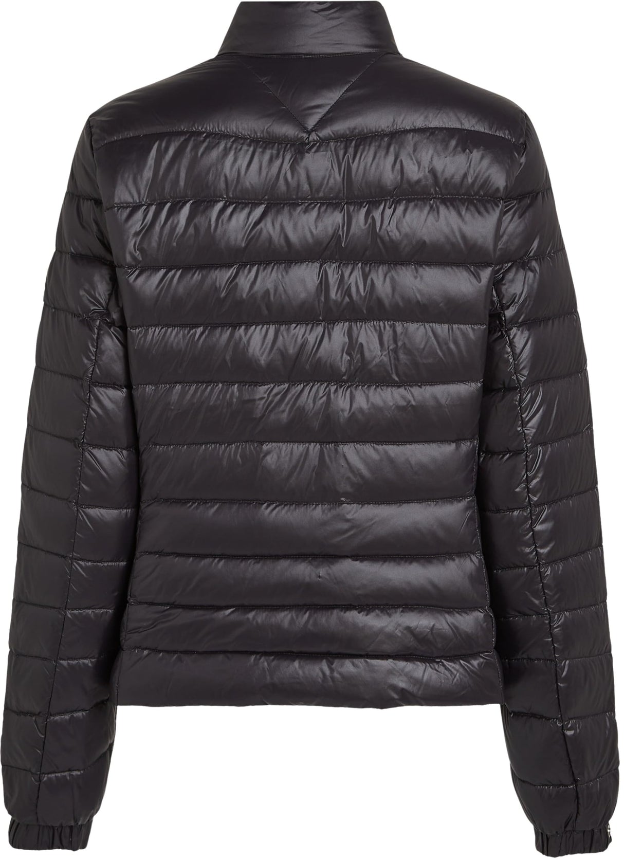 Tommy Hilfiger Cazadora acolchada Mujer Mock Neck ligera, Negro (Black), M