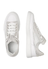 Candice Cooper VELANIE-Zapatillas Deportivas de Piel, Plateado 41