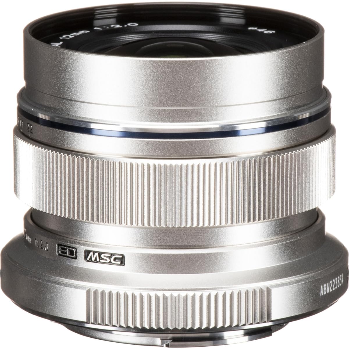 Olympus M. Zuiko Digital ED 12mm f/2.0 Lente para Micro 4/3 Cámaras (Plata)