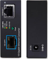 StarTech Conversor de Medios de Fibra Óptica Multigigabit 10GbE con SFP+ Abierto - Cobre a SFP+ 10GBASE-X - 10G/5G/2,5G/1G/100M - TAA