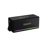 IRRADIO IR-M6 Classic, Altavoz Bluetooth portátil, 40 W, Doble woofer y Tweeter, Grado de impermeabilización IPX7, iluminación LED RGB, función True Wireless Stereo, Compatible con formatos MP3 y WA