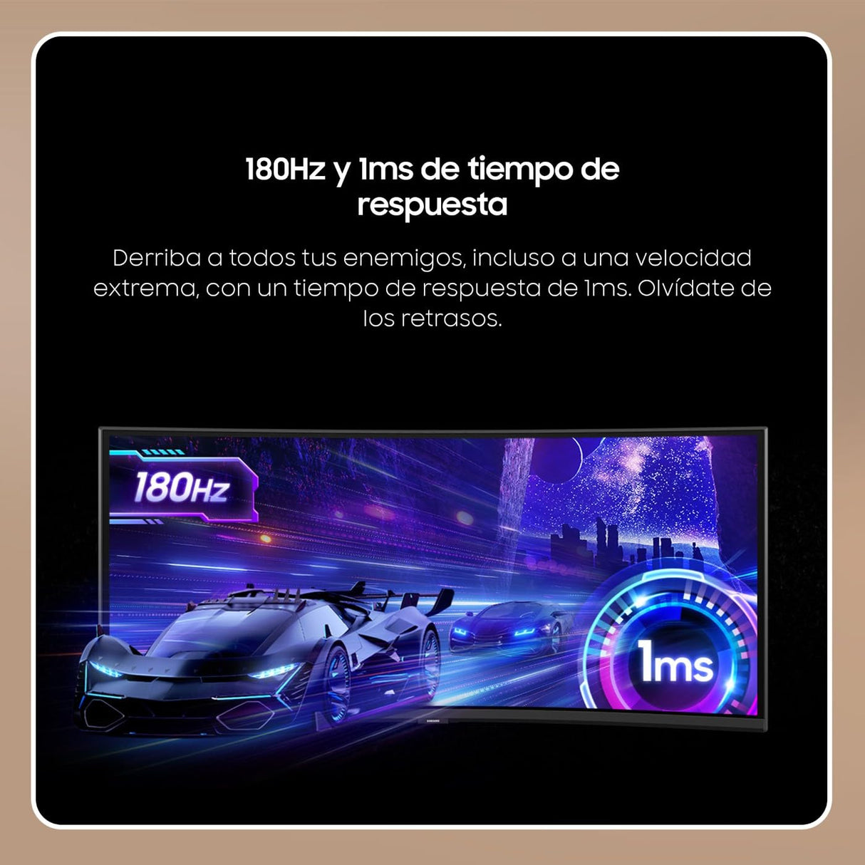 Samsung LS40FG756EUXEN - Monitor Gaming Odyssey G7 de 40" WUHD (5120 x 2160, 21:9, 180Hz, 1ms, Panel VA, FreeSync Premium Pro, Modo Eye Saver, Flicker Free), Negro, Versión 2025