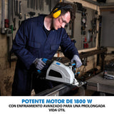 Evolution Sierra tronzadora industrial para acero de 210 mm S210CCS de Evolution: acabado que se puede trabajar al instante, sin calor, rebabas ni chispas. Incluye hoja para acero dulce