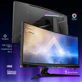 Msi Optix MEG381Cqr Plus - Monitor Gaming Curvo 2300R de 37.5”, G-SYNC, 3840X1600 (Wqhd), Rapid Ips, 600 Nits, Tasa De Refresco 175Hz, Tiempo de Respuesta 1Ms, Negro