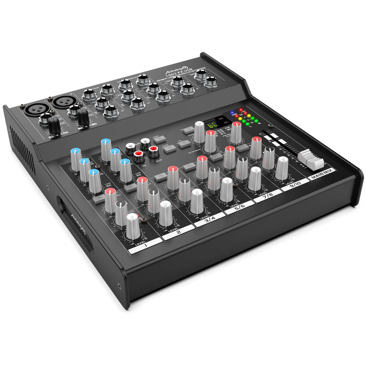 Audibax 1002 FX USB Mesa Mezclas 10 Canales con Efectos y USB