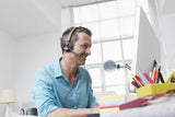Poly Blackwire 8225 - Auriculares estéreo con Conector USB-C, cancelación Activa de Ruido y Brazo de micrófono Flexible, Color Negro