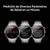 HUAWEI Watch 4 Pro Smartwatch, Cristal Curvo 3D, Controla Tu Salud, Llamadas Móviles Esim, Otras Interacciones, duración de Batería hasta 21 días, Compatible con Android e iOS, Titanio