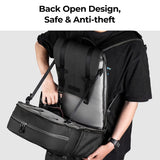 K&F Concept Mochila Camara Multifuncional， Mochila Fotografía Profesional, Mochila Fotográfica para Reflex Impermeable, Bolsa Cámara Compartimento para Portátil de 15.6 Pulgadas(20L) Gris