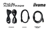 iiyama Monitor XUB2793QS-B7-27, IPS, 2560x1440/100Hz, 1H1DP, HAS