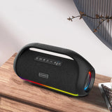 DYNASONIC S90 - Altavoz Bluetooth portatil IPX5 Waterproof. Altavoz Exterior inalambrico. Wireless Stereo. Reproductor de Sonido Potente. Micro-SD, USB.