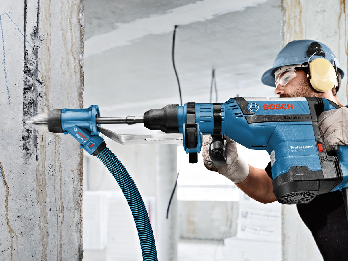 Bosch Professional sistema de aspiración de polvo GDE max (para SDS max, sistema Click & Clean, compatible con martillos SDS max, martillos perforadores y demoledores SDS max)