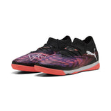 PUMA Future 8 Match IT, Zapatillas de fútbol Unisex Adulto, Black White-Glowing Red, 42 EU