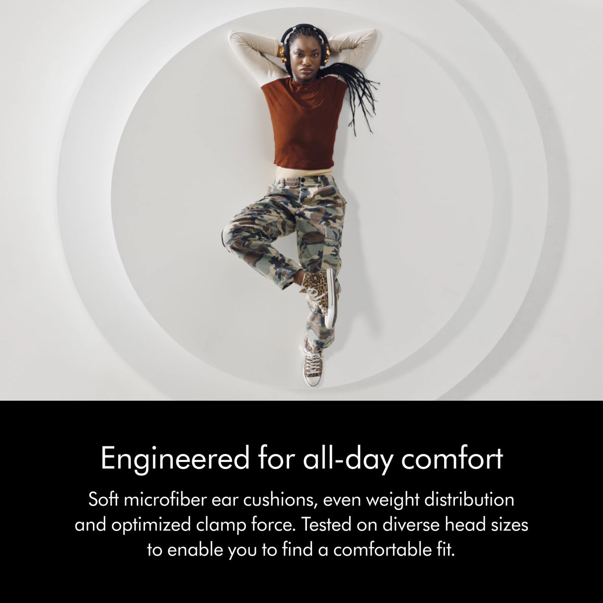 Dyson Ontrac Auriculares inalámbricos con cancelación Activa de Ruido – 55h de autonomía – Bluetooth 5.0 – Carga rápida de 10 min – 6 Hz a 21 kHz – Estuche de protección – (Azul de Prusia/Cobrizo)