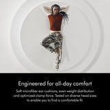 Dyson Ontrac Auriculares inalámbricos con cancelación Activa de Ruido – 55h de autonomía – Bluetooth 5.0 – Carga rápida de 10 min – 6 Hz a 21 kHz – Estuche de protección – (Azul de Prusia/Cobrizo)